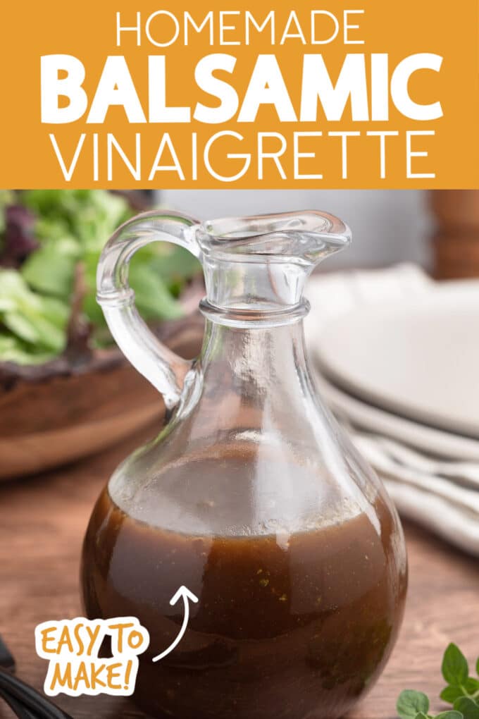how to make homemade balsamic vinaigrette