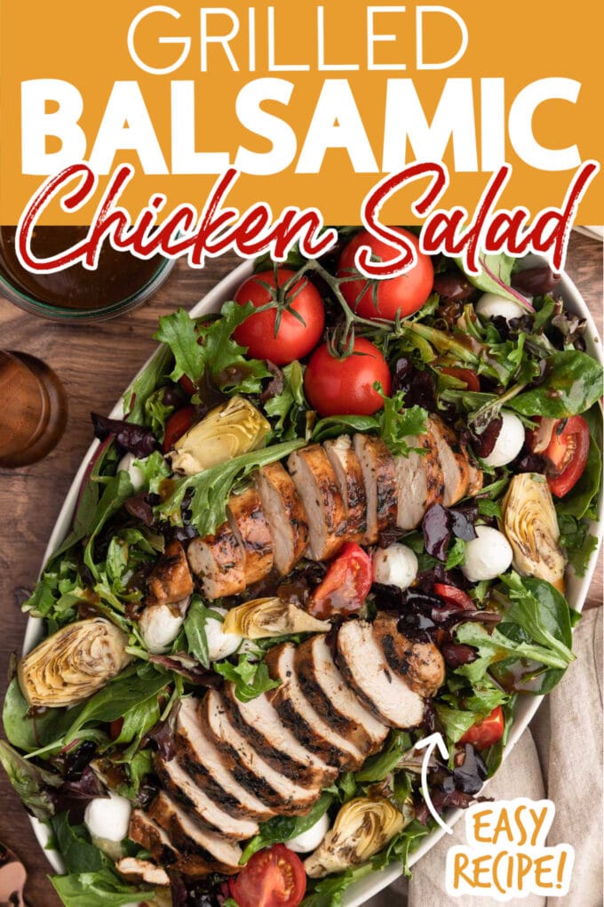 grilled balsamic chicken salad recipe