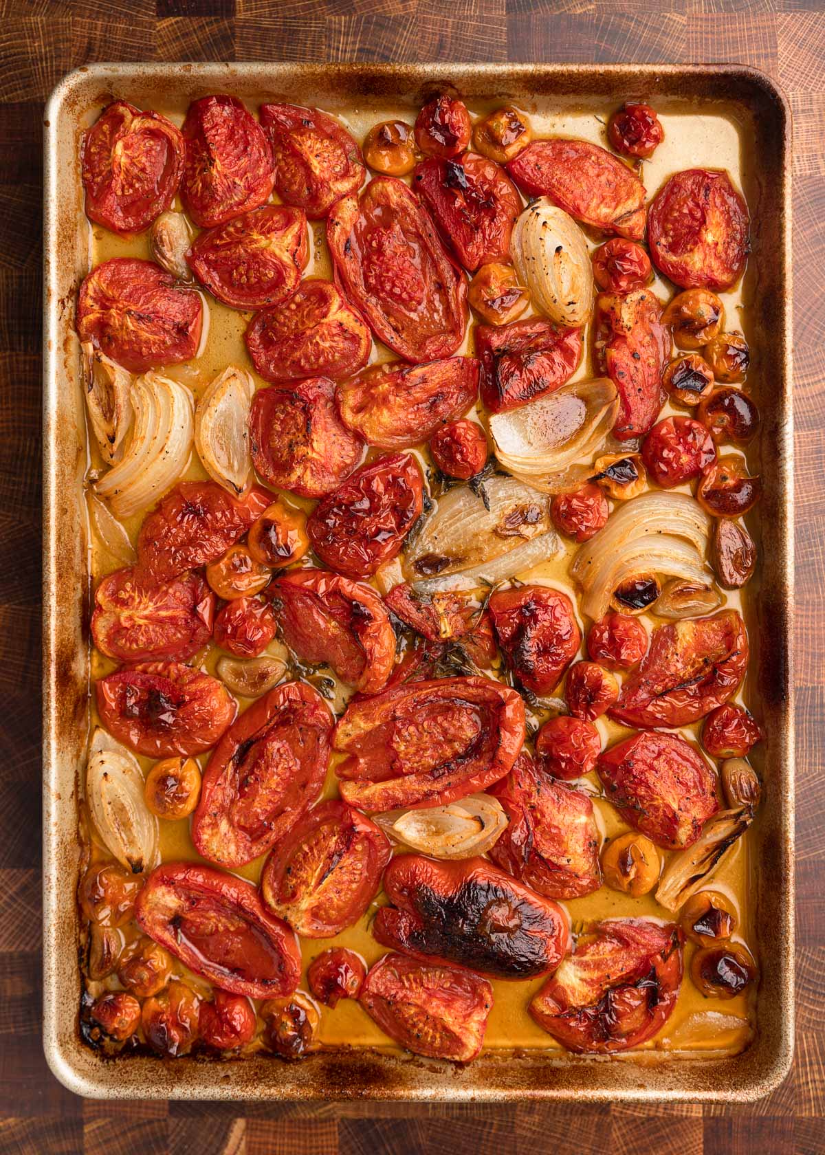 Creamy Roasted Tomato Soup with Herbs - Striped Spatula